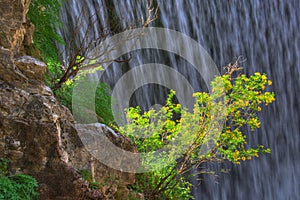 Waterfall near Trikala, Greece - spring picture, detail