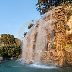 Waterfall in Nice, France
