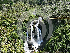 Waterfall off the napier/taupo road reststop. photo