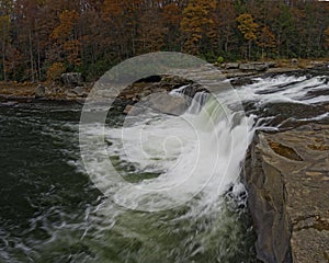 Waterfall at Ohiopyle park