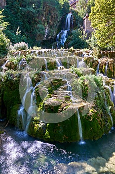 Waterfall at Orbaneja del Castillo