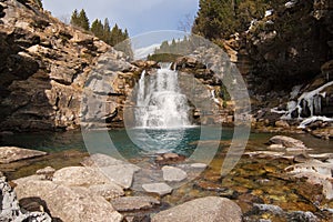 Waterfall in Ordesa