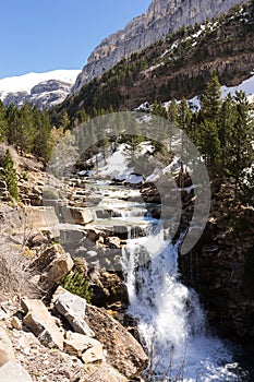 Waterfall in Ordesa National Park