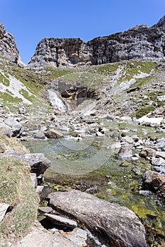 Waterfall in Ordesa National Park