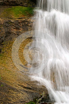 Waterfall Over Granite