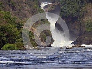 Waterfall at P. Nac. Murchison, Ethiopia