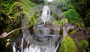 Waterfall Peguche. Otavalo, Ecuador