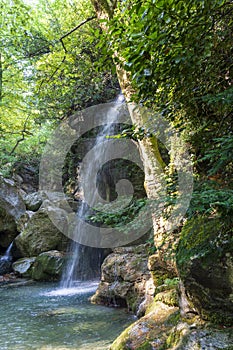 Waterfall in Pelion, Greece