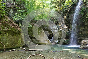 Waterfall in Pelion, Greece