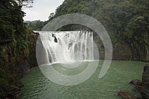 Waterfall in Pingxi Valley Taiwan