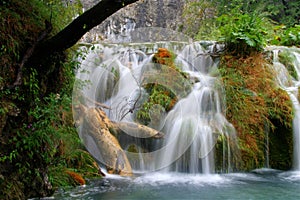 Waterfall at Plitivce Lakes