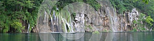 Waterfall in Plitvice lake (Plitvicka jezera)