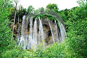 Waterfall at Plitvice national park