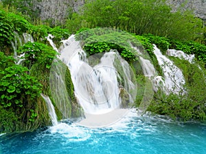 Waterfall in Plitvice National Park