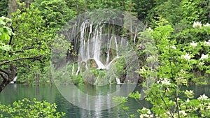 Waterfall in Plitvice National Park