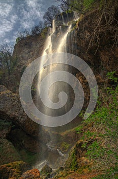 Waterfall Polska skakavitsa near Kjustendil, Bulgaria photo