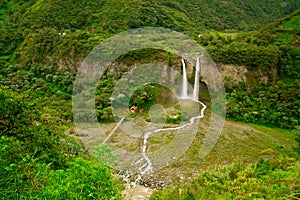 Waterfall in the rainforest