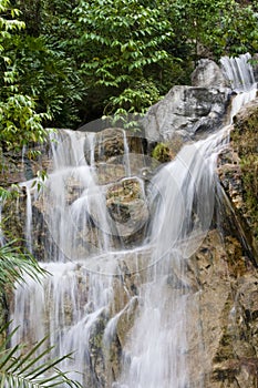 Waterfall in Rainforest