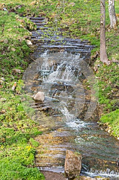 Waterfall ravine