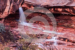 Waterfall in Red Rock State Park, Sedona, Arizona