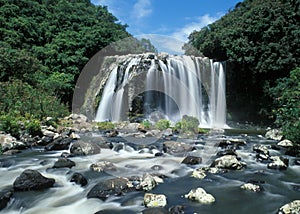 Waterfall in Reunion island photo