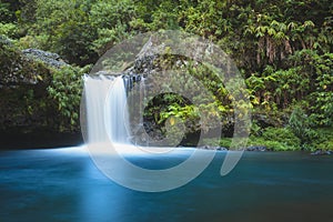 Waterfall in Reunion island photo