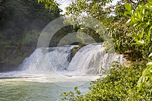 Waterfall In Rio Blanco National Park Belize