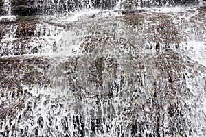 waterfall at Rio Sete Quedas at Urubici national park in Brazil