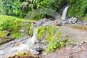 Waterfall rio on the volcan baru trail chiriqui panama photo