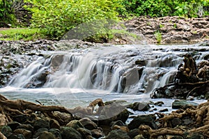 Waterfall and River