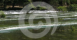 Waterfall, River, Krka Natural Park, Near Sibenik in Damaltia, Croatia