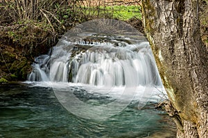Waterfall on the river Lisina in Serbia photo