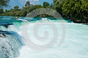 Waterfall on river Manavgat, Turkey