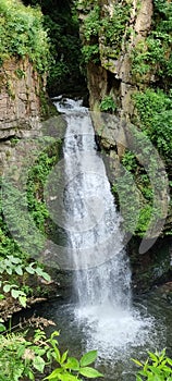 waterfall river mountains poland