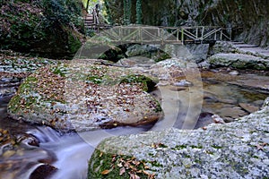 Waterfall River Orfento Valley - Majella - Abruzzo - Italy