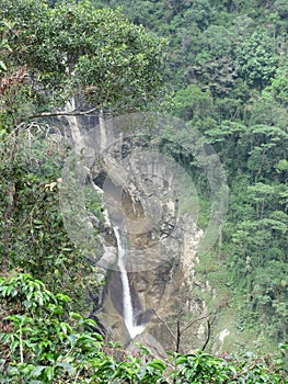 Waterfall of the River Recio in LÃ­bano, Tolima, Colombia