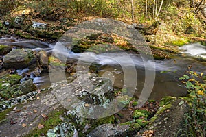 Waterfall,  Roaring Run Recreational Area