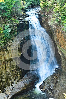 Waterfall  rocks Munising Michigan Upper Peninsula