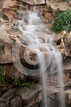 Waterfall on Rocky Ledge