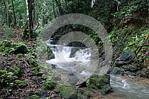 Waterfall at Sa Nang Manora Forest Park, Phang Nga Province, Thailand