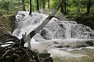 Waterfall at Sa Nang Manora Forest Park, Phang Nga Province, Thailand