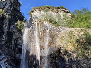 Waterfall Salto Maggia or Wasserfall Salto Maggia The Maggia Valley or Valle Maggia or Maggiatal