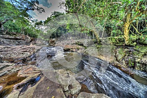The waterfall `Salto Pai` in the Colonia Independencia in Paraguay. photo