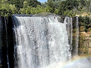 Waterfall in Saltos del Laja. photo