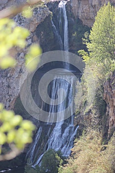 Waterfall in Sant Miquel del Fai.