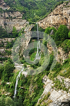 Waterfall in Sant Miquel del Fai