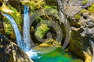 Waterfall in Sapadere Canyon