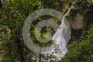 Waterfall Savegre River, San Gerardo de Dota, Costa Rica photo