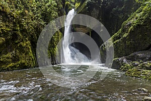 Waterfall Savegre River, San Gerardo de Dota, Costa Rica photo