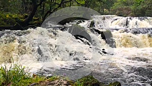 Waterfall in the Scottish Highlands